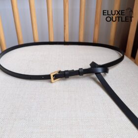 Leather Schwarz  1 cm