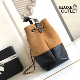 Small Tote Beige/Schwarz 36 cm