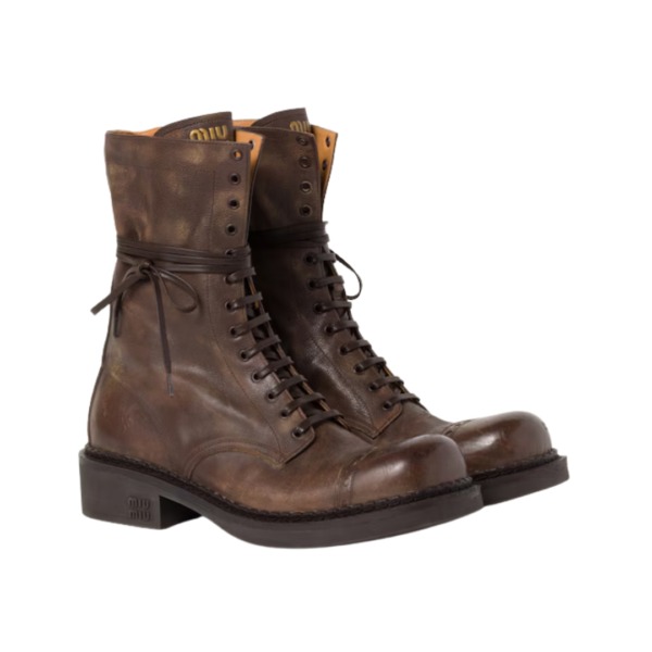 Leather Laced Braun 35 mm