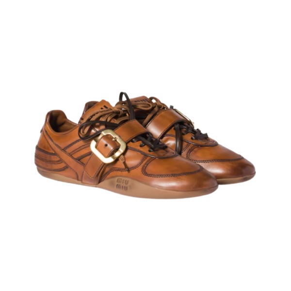 Buckle Leather Braun