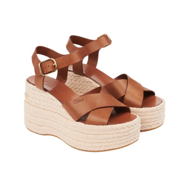 Espadrille Beige/Braun 10.5 cm