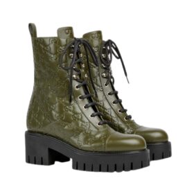 Lace-Up Ankle Grün