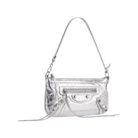 Shoulder Bag Silber 25 cm