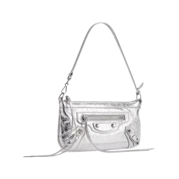 Shoulder Bag Silber 25 cm