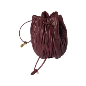 Quilted Nappa Bordeaux 14 cm
