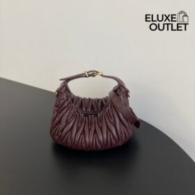 Quilted Nappa Bordeaux 8.5 cm