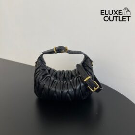 Quilted Nappa Schwarz 8.5 cm