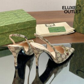 Slingback Pump Braun 10.5 cm