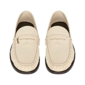Loafers Marmorweiß 0.5 cm