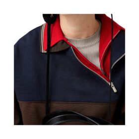 Zipper Braun/Blau