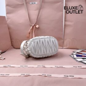 Quilted Nappa Weiß 8.5 cm