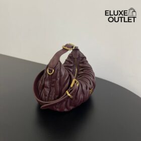 Quilted Nappa Bordeaux 8.5 cm