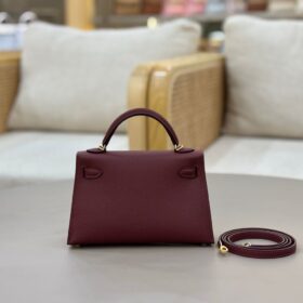 Kelly Epsom Bordeaux 20cm