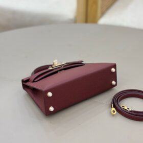 Kelly Epsom Bordeaux 20cm