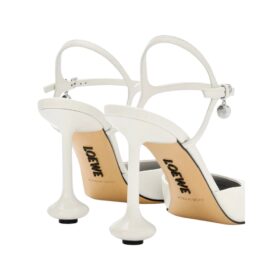 Strap Pump Weiß 9 cm