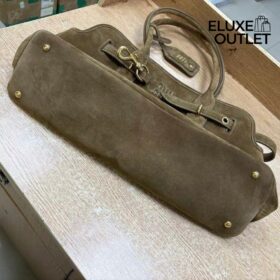 Suede Olivgrün 22.5 cm