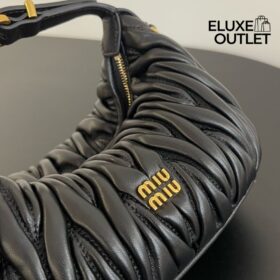 Quilted Nappa Schwarz 8.5 cm