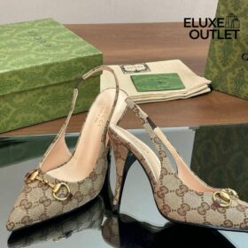 Slingback Pump Braun 10.5 cm