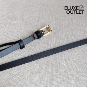 Leather Schwarz  1 cm