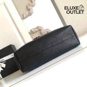 Small Tote Beige/Schwarz 36 cm