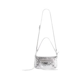 Shoulder Bag Silber 25 cm