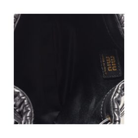 Quilted Nappa Schwarz 14 cm
