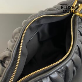 Quilted Nappa Schwarz 8.5 cm