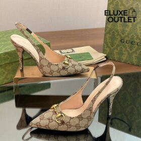 Slingback Pump Braun 10.5 cm