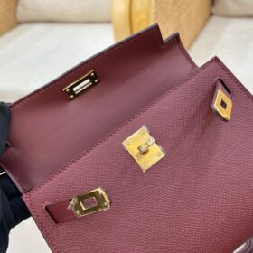 Kelly Epsom Bordeaux 20cm