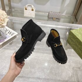 Horsebit ankle Schwarz