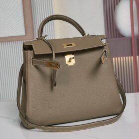 Kelly 28 Togo Gold/Etoupe