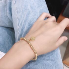 Mini Herz Gelb/gold
