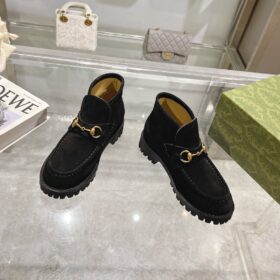 Horsebit ankle Schwarz