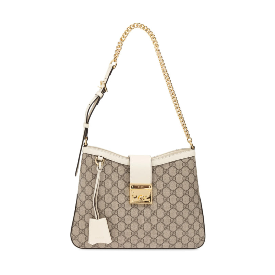 Padlock Supreme Beige/Weib 32.5 cm