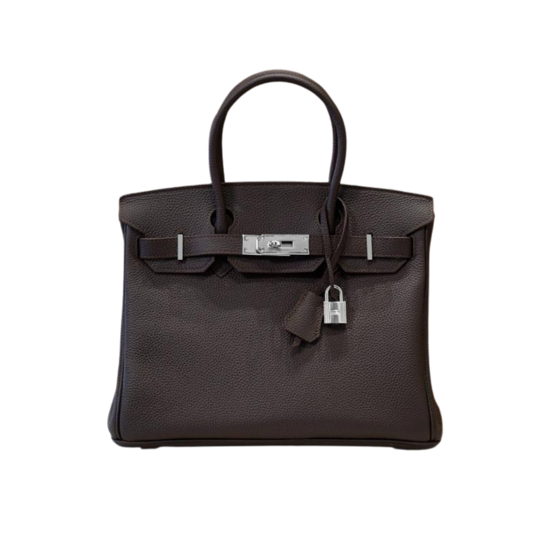 Birkin 30 Togo/Braun Silver