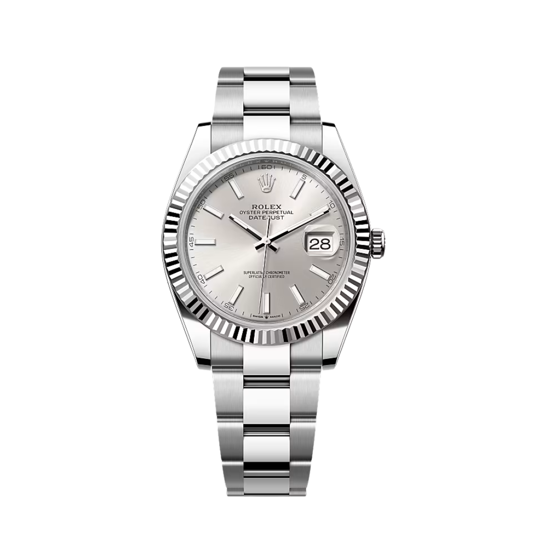 DateJust Silbern 41 mm