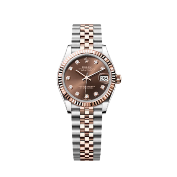 Datejust Silber/Everose-Gold 31 mm