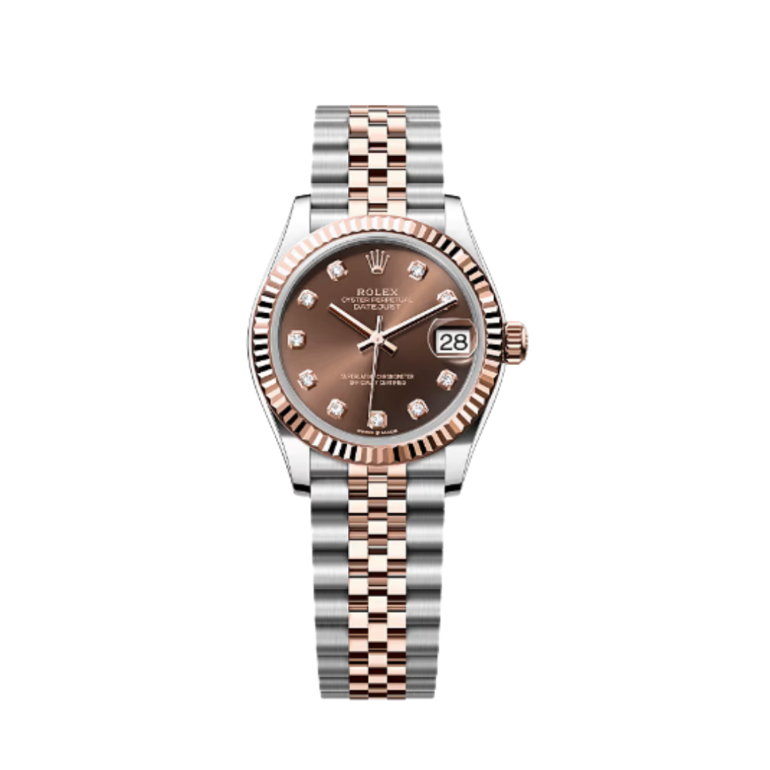 Datejust Silber/Everose-Gold 31 mm