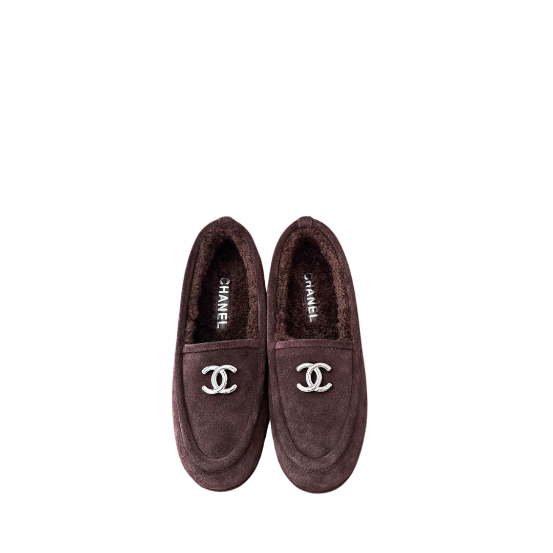 Suede Dark Braun