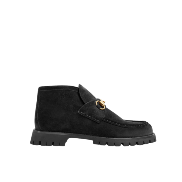 Horsebit ankle Schwarz