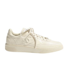 Sneaker Kalbsleder Hellbeige