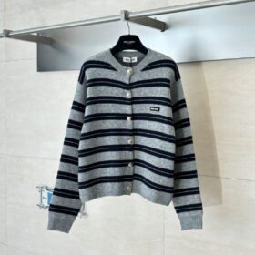 Cardigan Grau/Blau