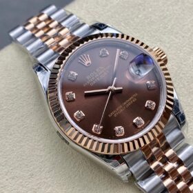 Datejust Silber/Everose-Gold 31 mm