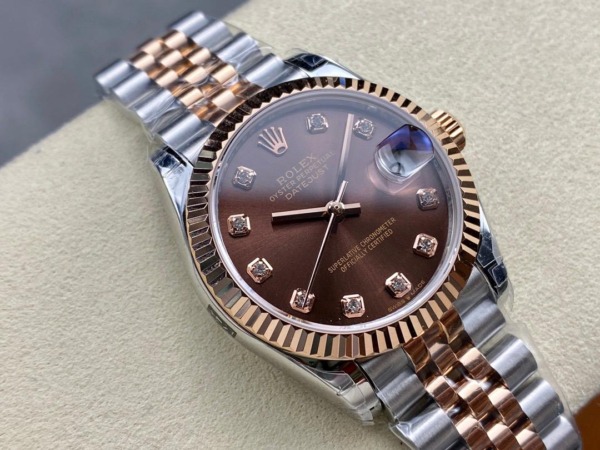 Datejust Silber/Everose-Gold 31 mm