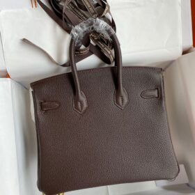 Birkin 25 Togo Schokolade/Gold