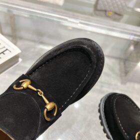Horsebit ankle Schwarz