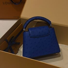 Ostrich Capucines Dunkelblau 21 cm