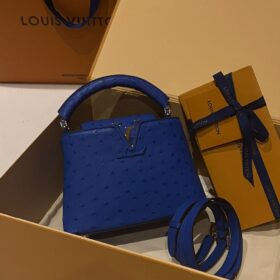 Ostrich Capucines Dunkelblau 21 cm
