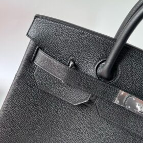 Birkin Palladium Schwarz/Silbern 50 cm
