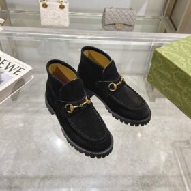 Horsebit ankle Schwarz